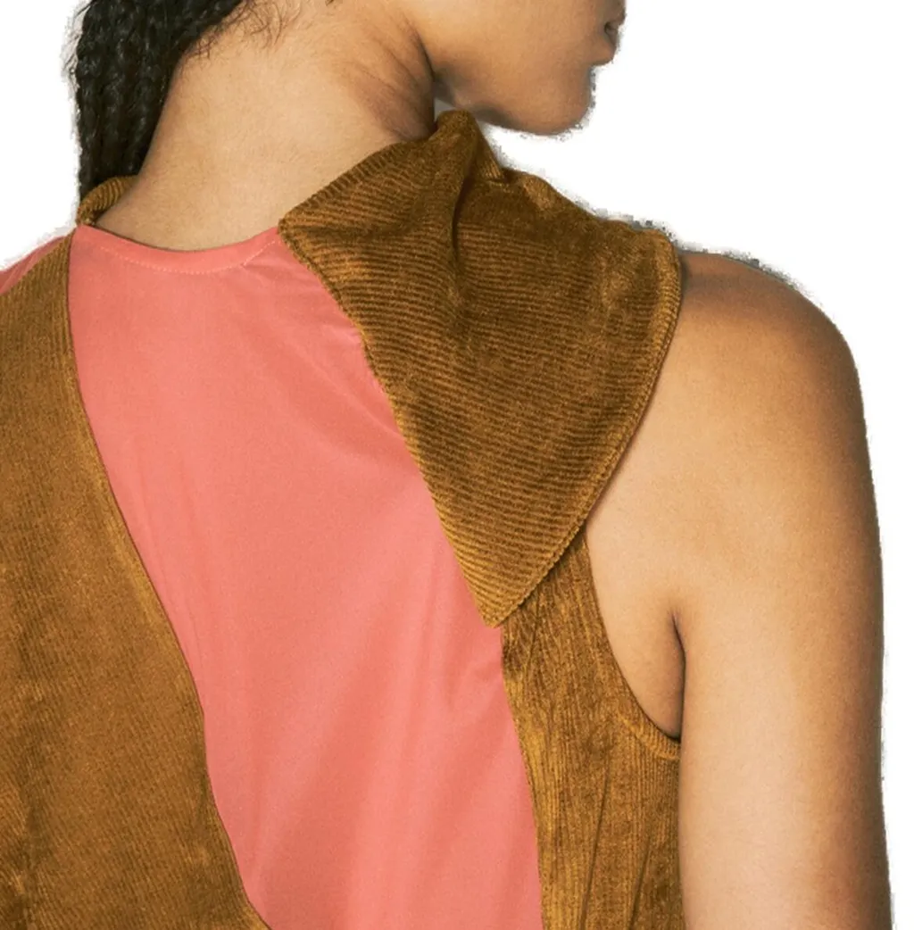 Asymmetric Draped Dress