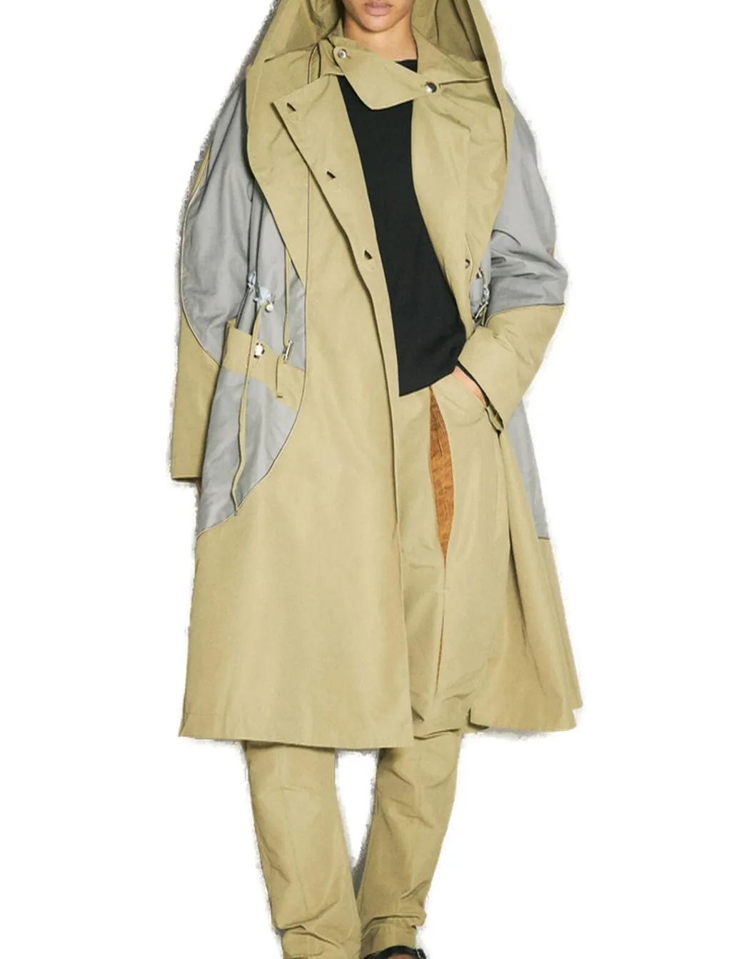 Panelled Trench Coat