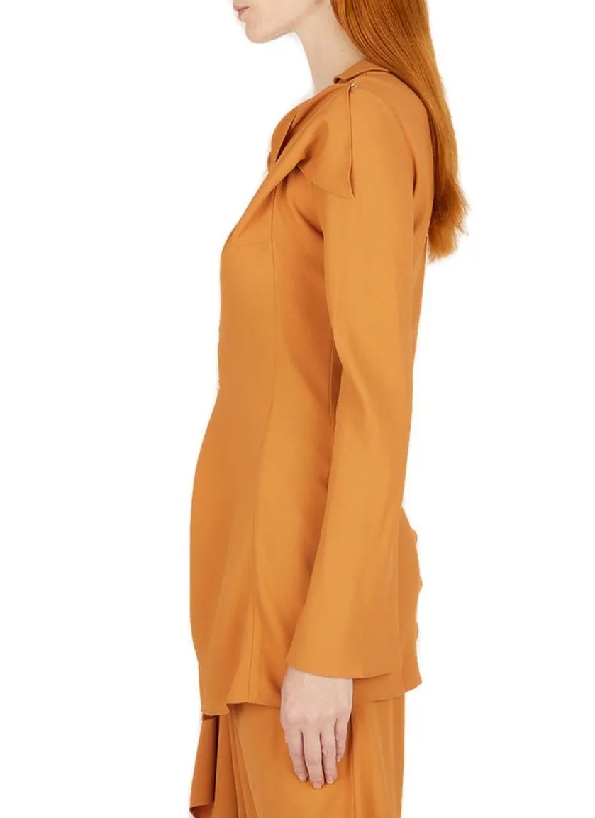 Draped Collar Jacket