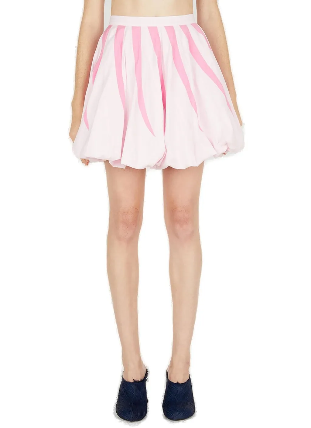 Bubble Hem Mini Skirt