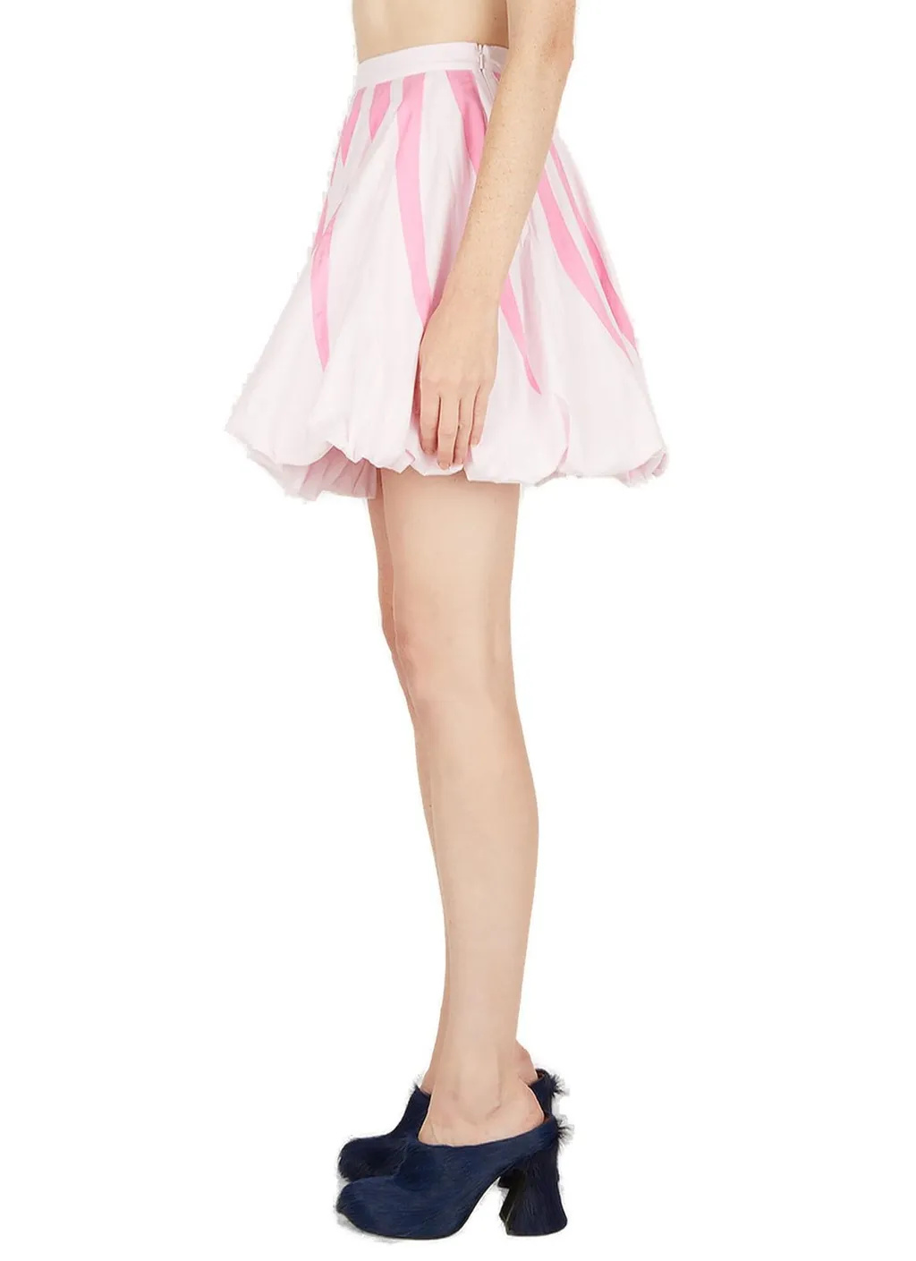Bubble Hem Mini Skirt