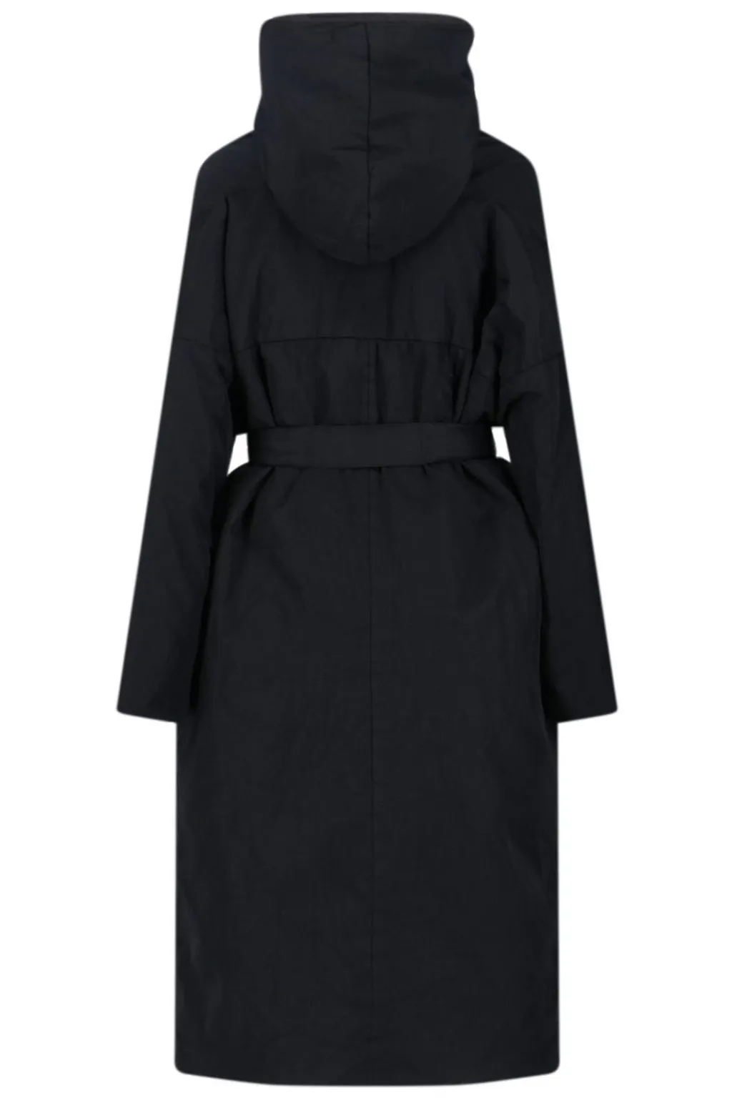 Hooded Belted Trench Coat