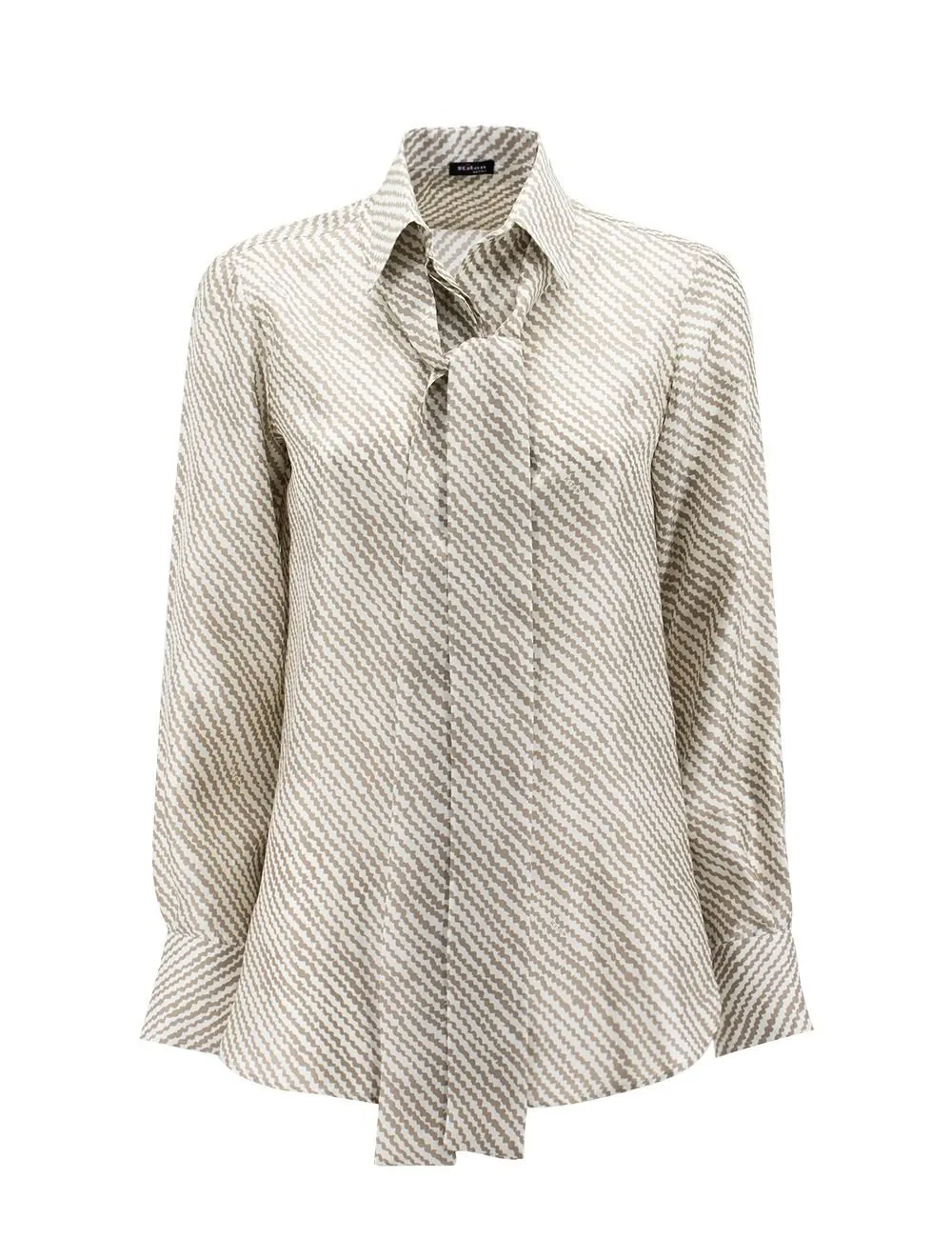 Long-Sleeved Shirt With Tie Detail