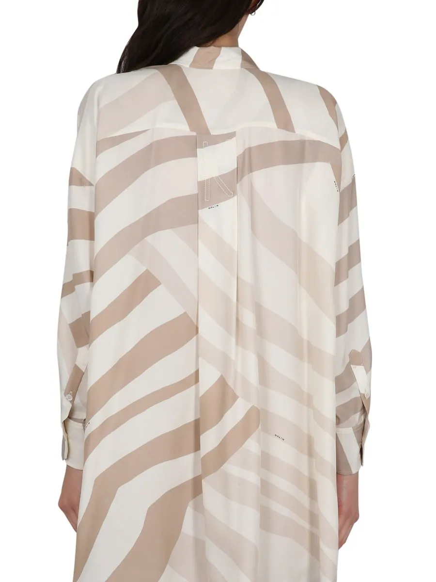 Oversized Printed Shirt