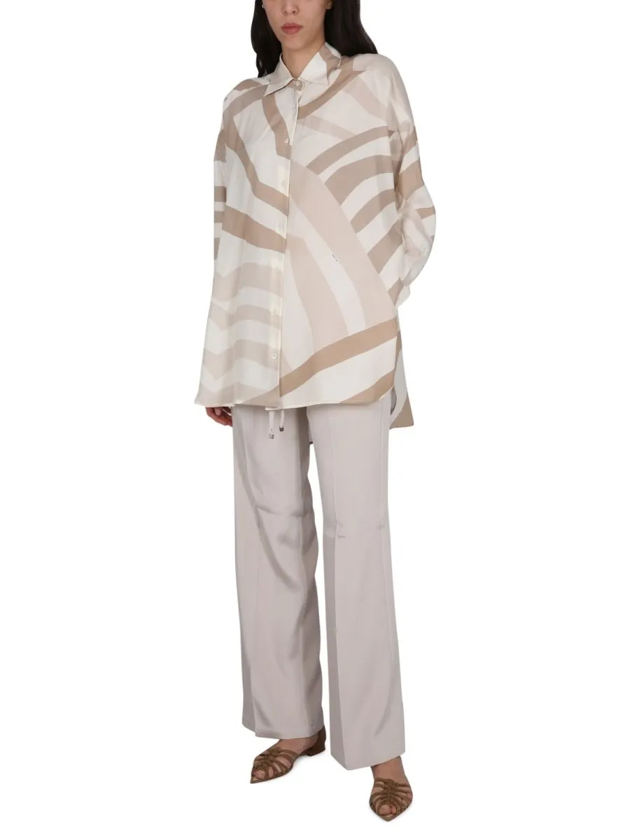 Oversized Printed Shirt