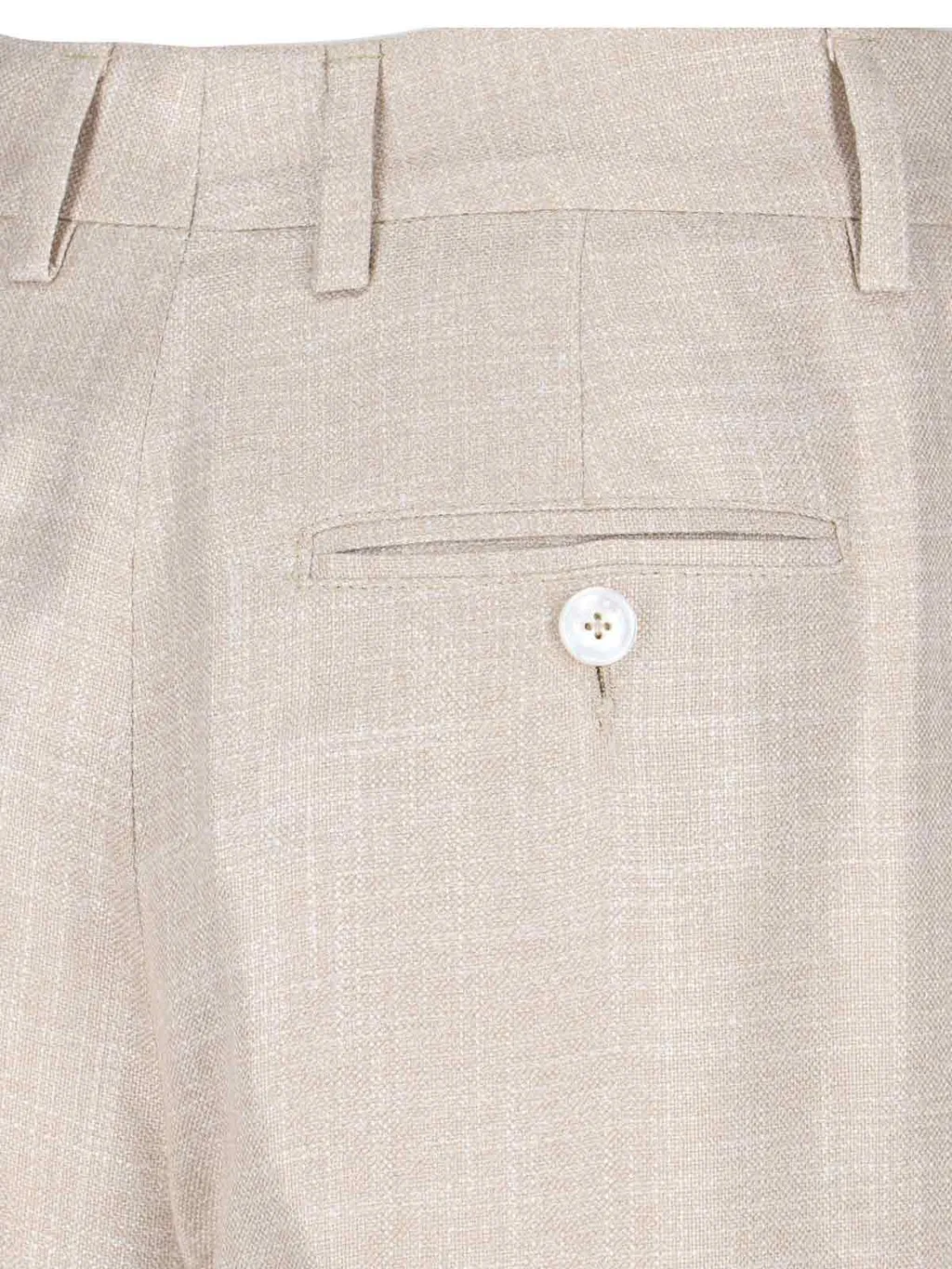 High-Waisted Straight-Leg Trousers