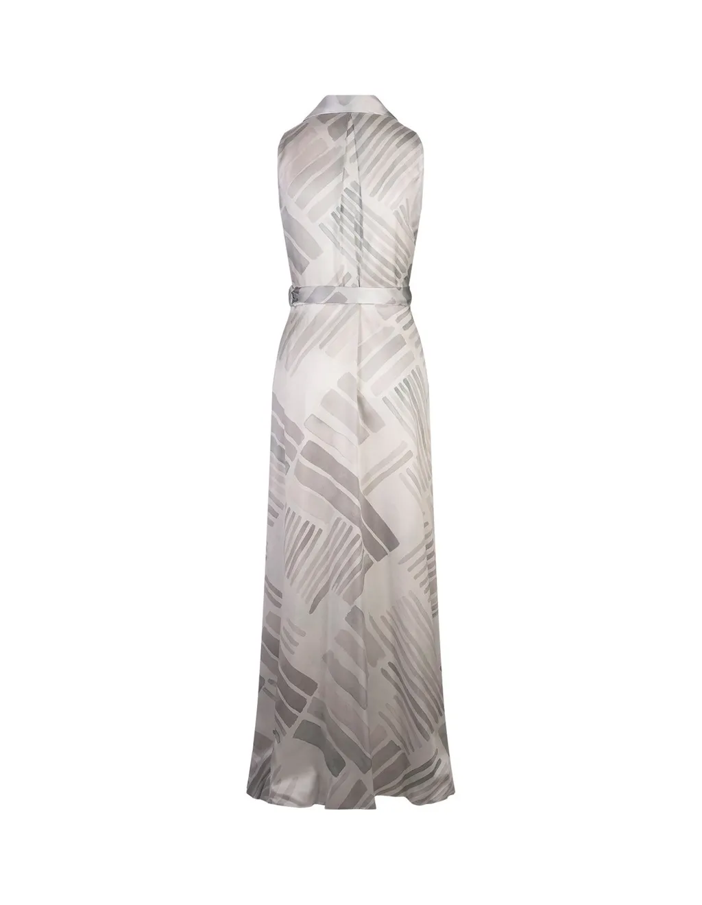 Sleeveless Wrap Maxi Dress