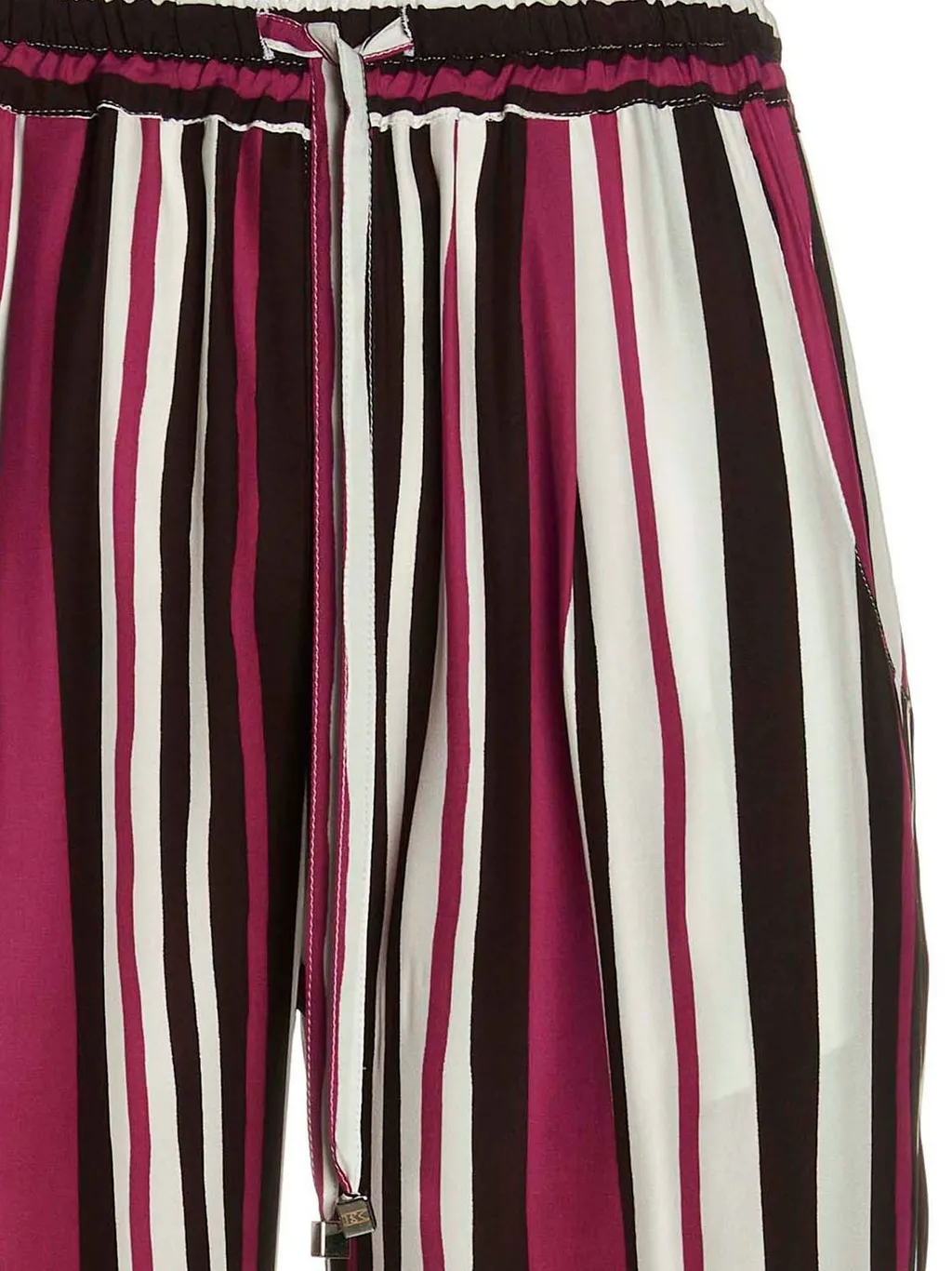 Striped Silk Pajama Pants