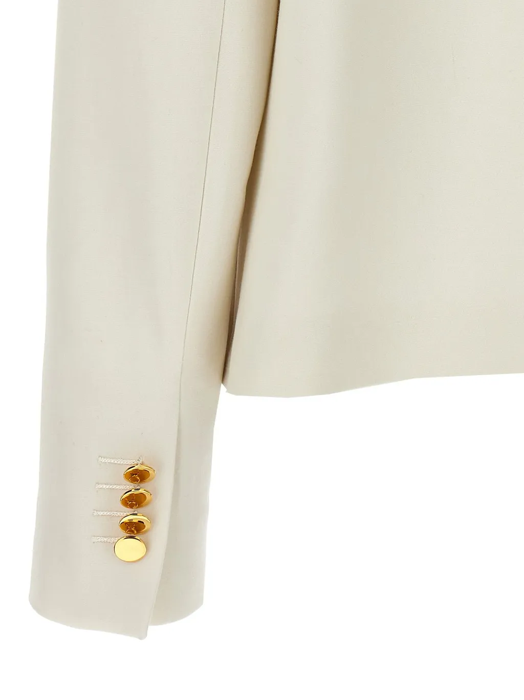 Double-Breasted Cropped Jacket