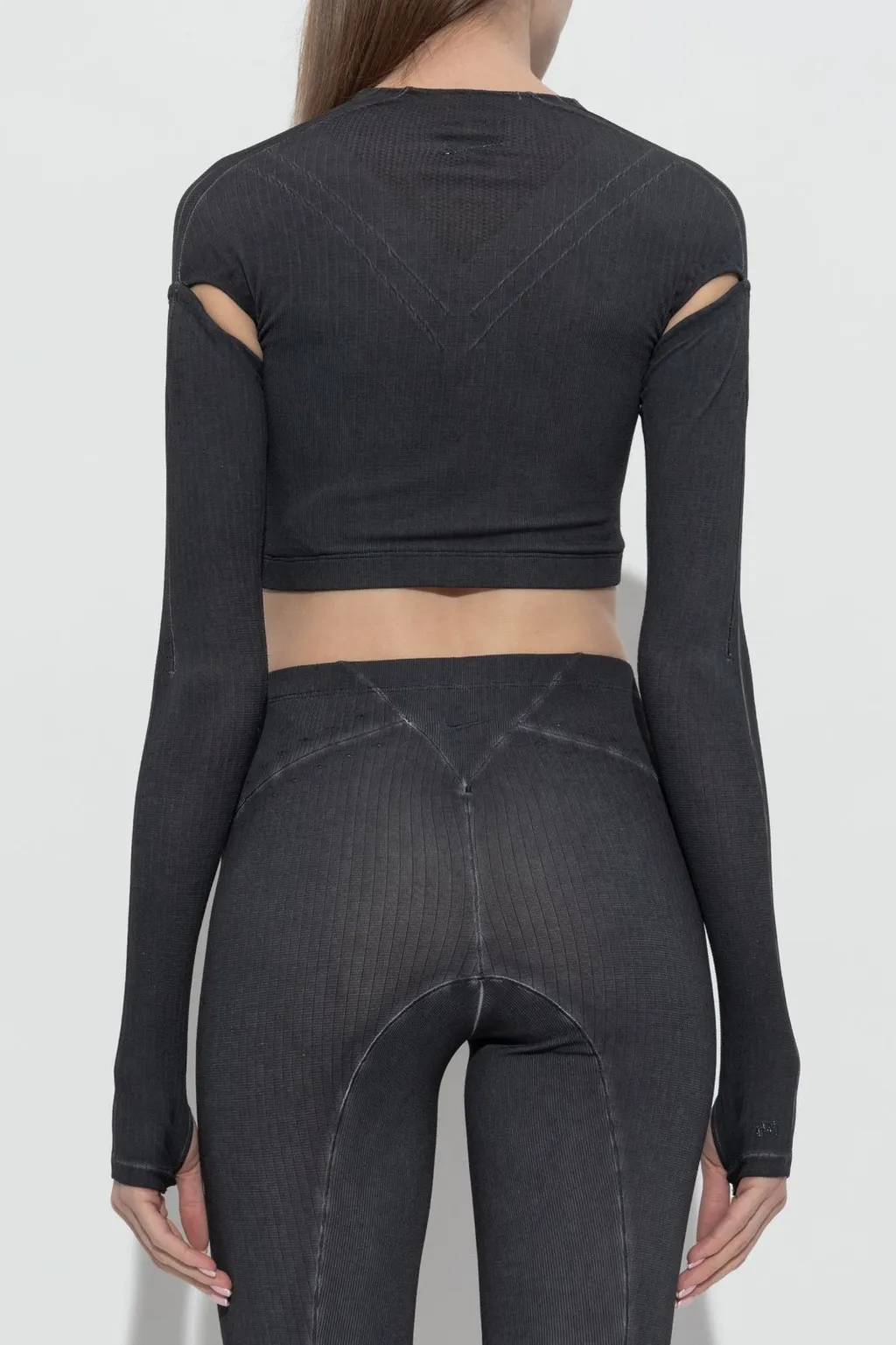 Cropped Long Sleeve Top