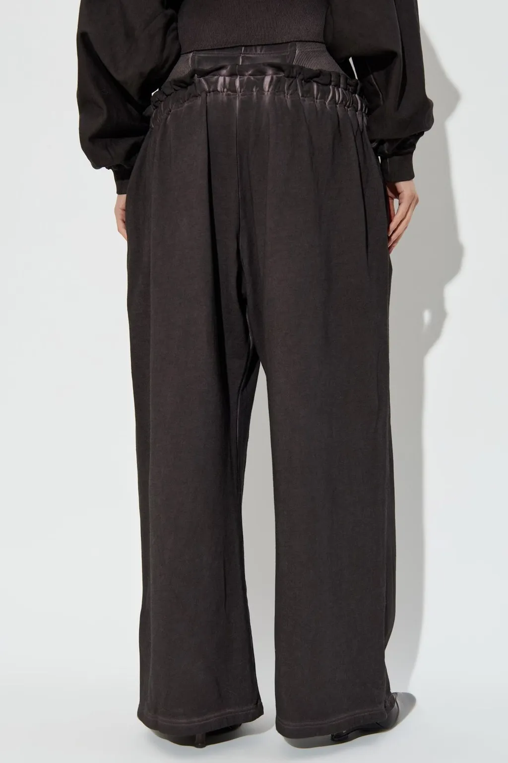 High-Waisted Wide-Leg Trousers