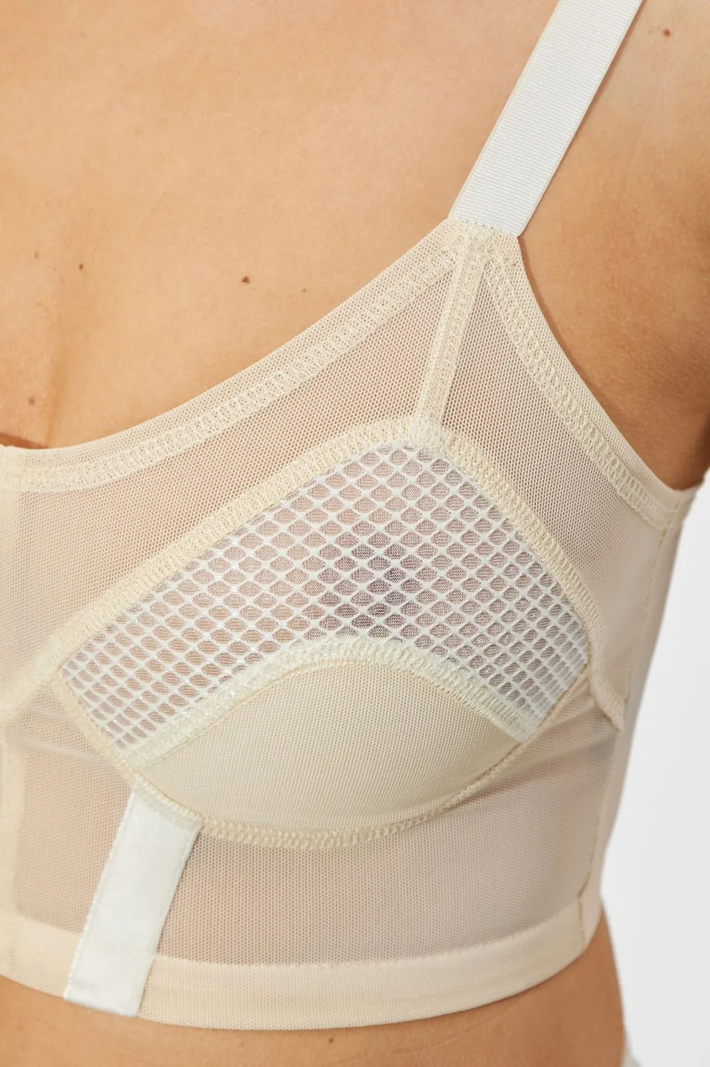 Sheer Corset Bra Top