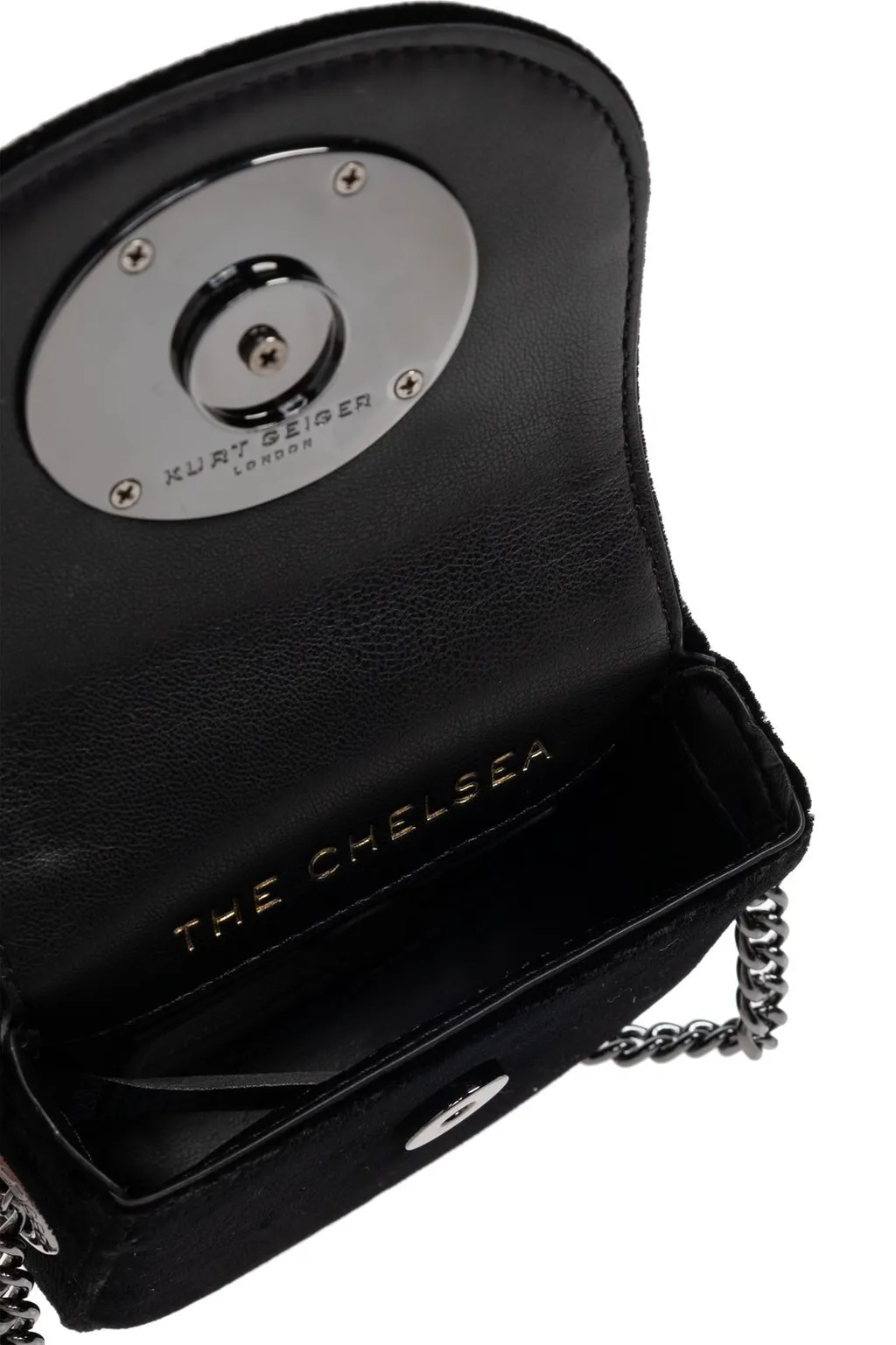 Velvet Shoulder Bag With Embellishment