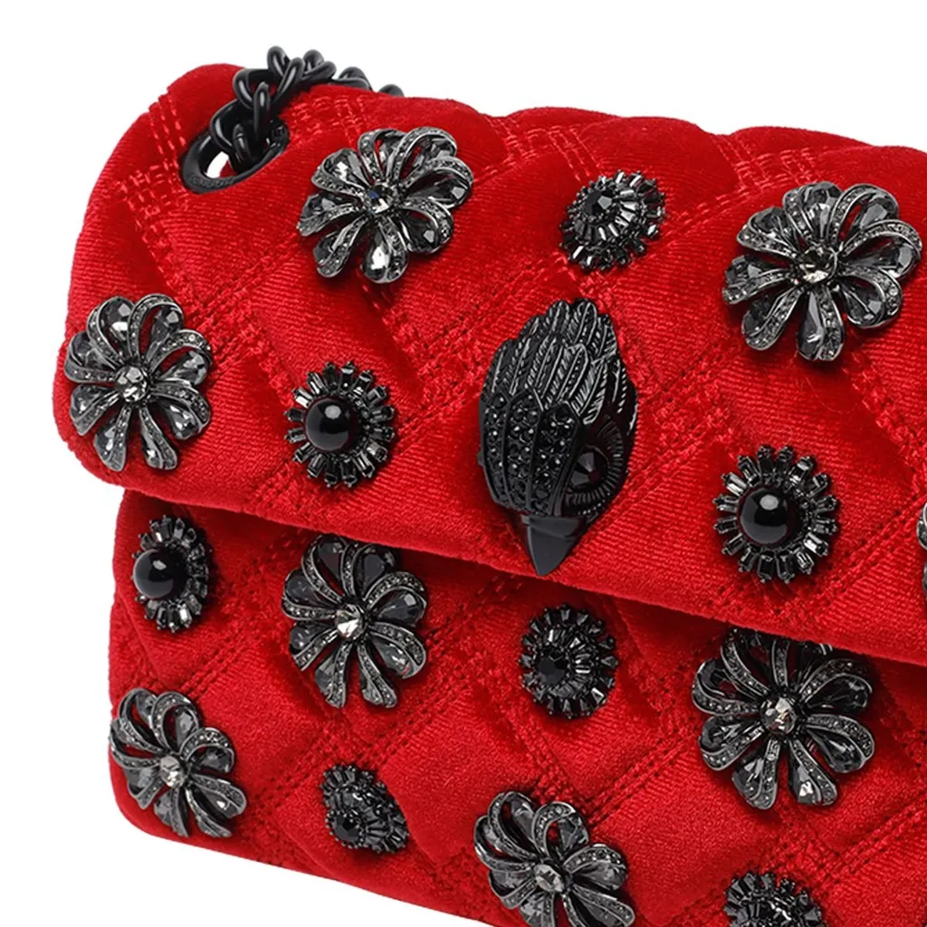 Velvet Shoulder Bag