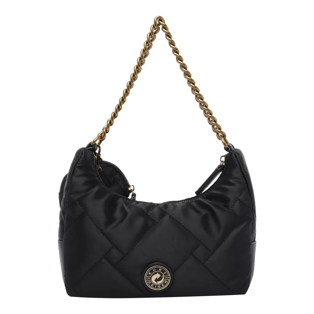 Quilted Shoulder Bag With Coin Purse
