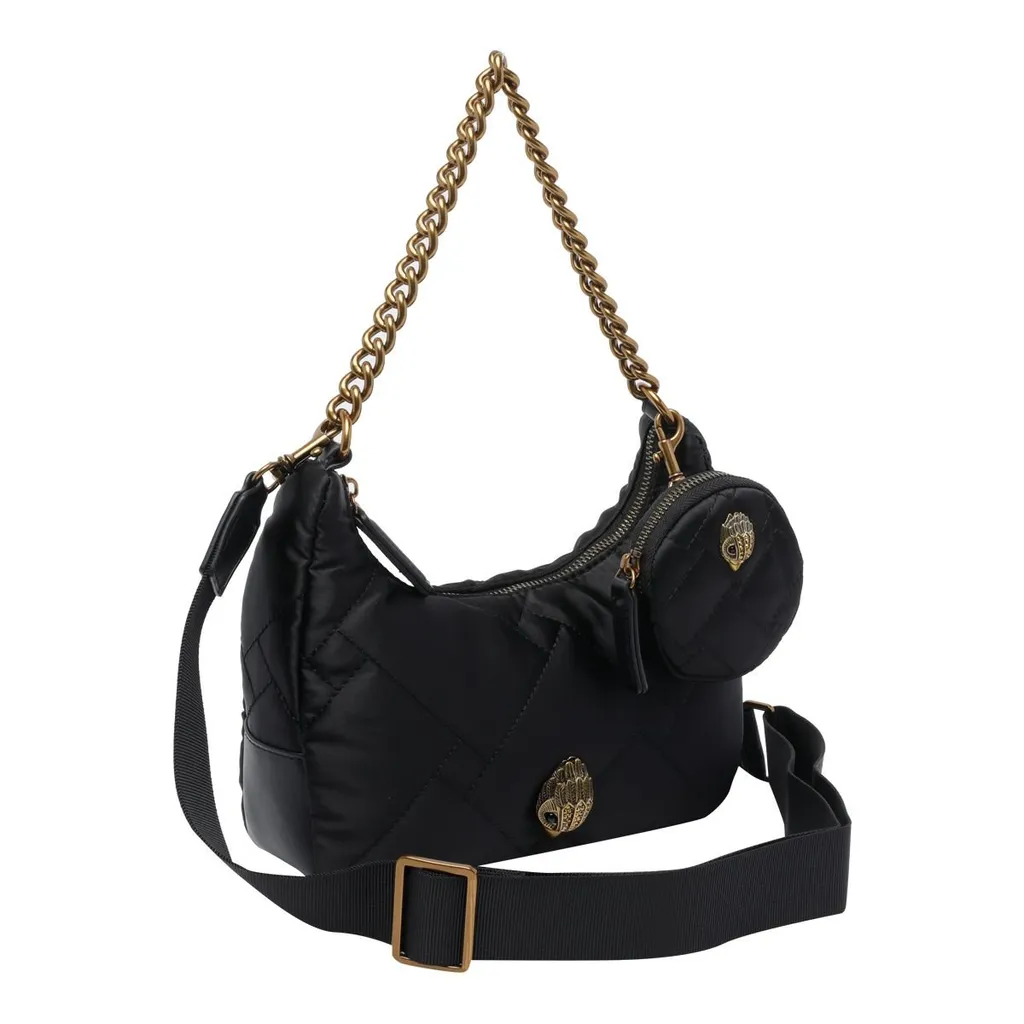 Quilted Shoulder Bag With Coin Purse