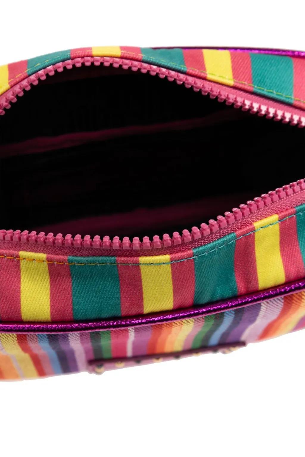 Shoulder Bag With Multicolor Stripes