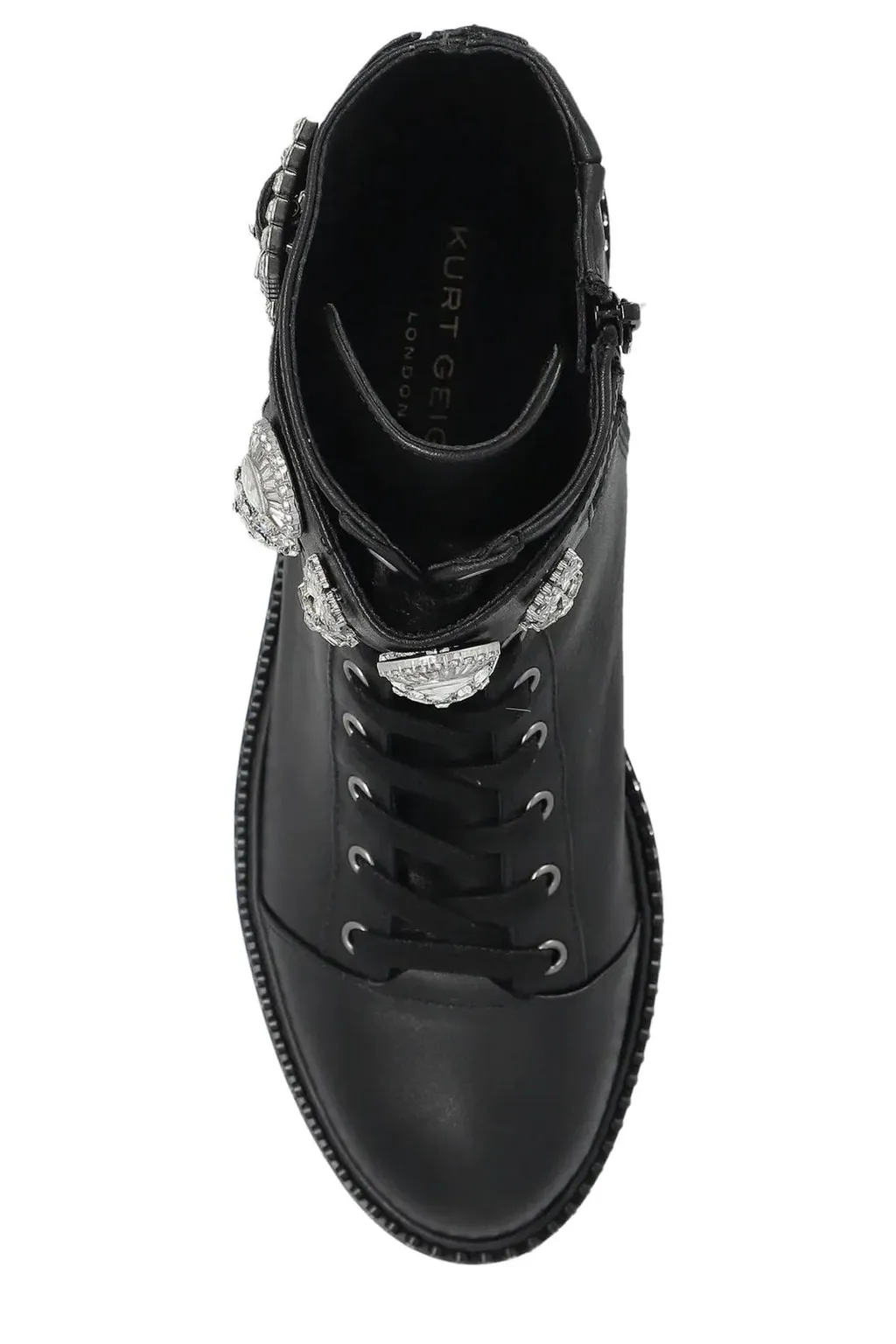 Combat Boots With Embellishments