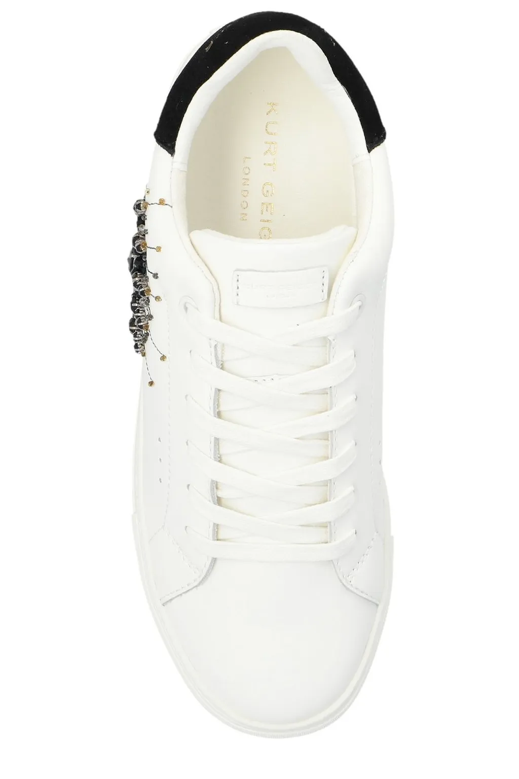 Low-Top Sneakers With Eye Embroidery