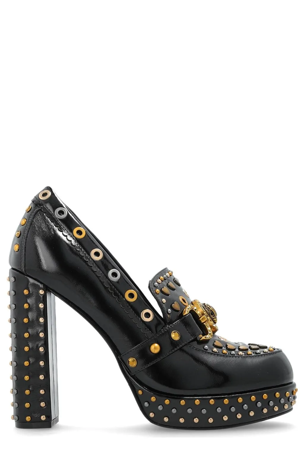Platform Studded Pumps