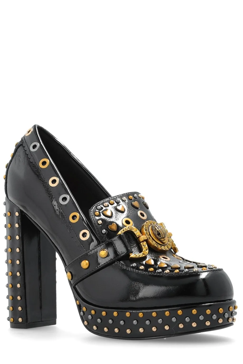 Platform Studded Pumps