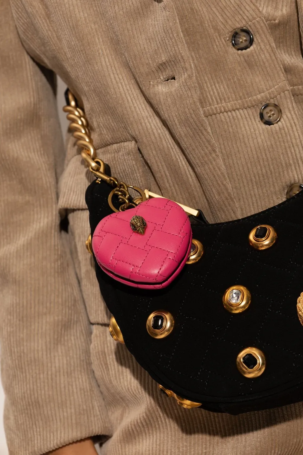 Heart Mirror Keychain