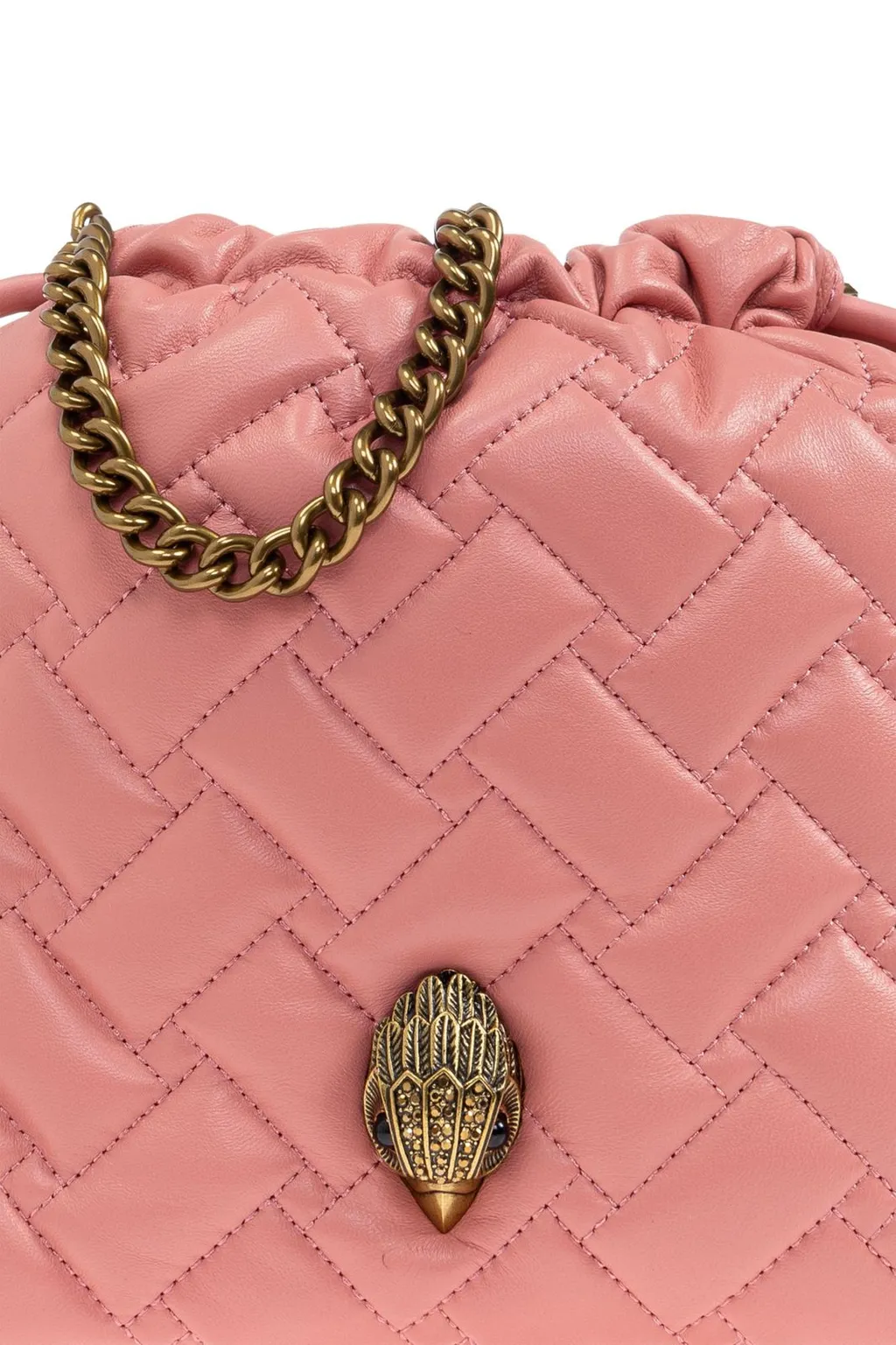 Kensington Quilted Leather Pouch Bag