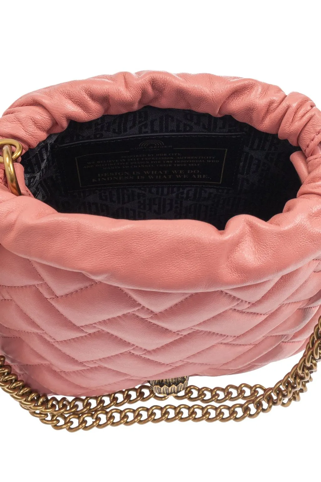 Kensington Quilted Leather Pouch Bag