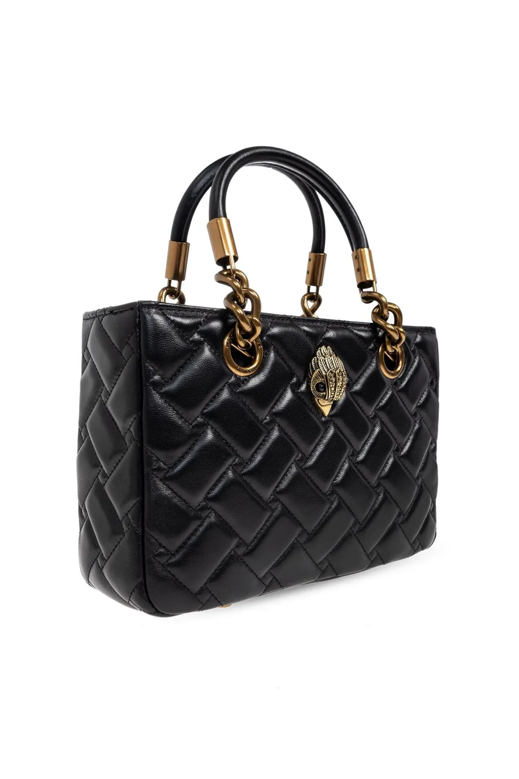 Kensington Quilted Leather Top Handle Bag