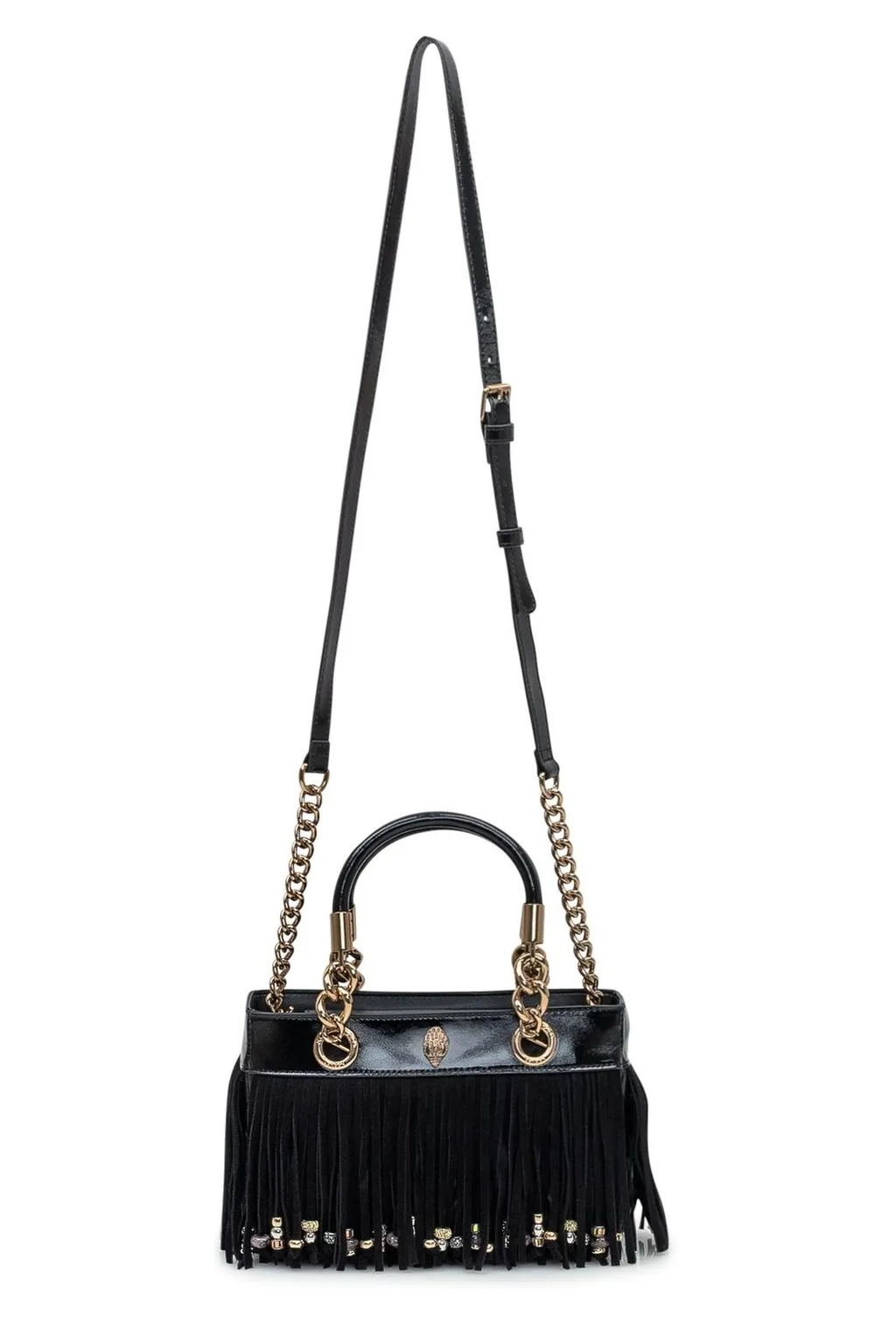Fringed Top Handle Bag