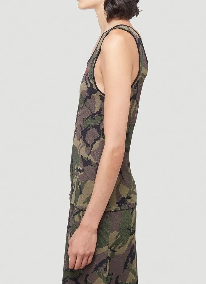 Camouflage Print Tank Top
