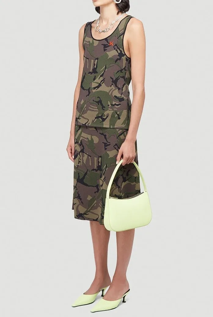 Camouflage Print Tank Top