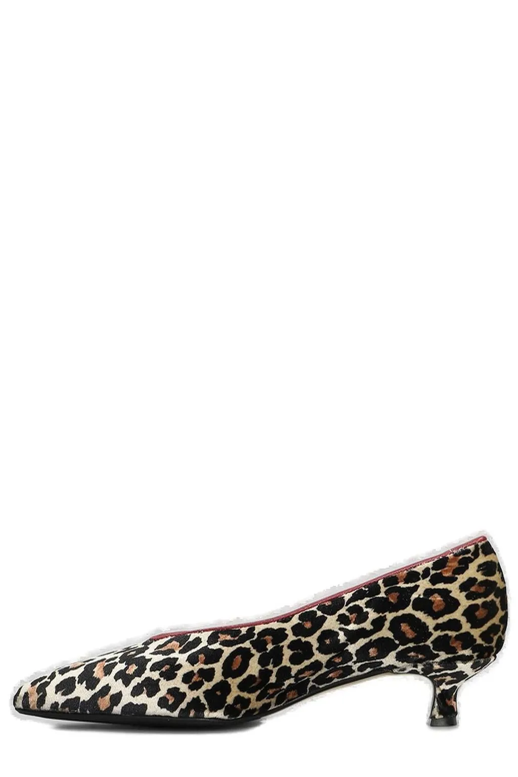 Pointed Toe Kitten Heel Pumps