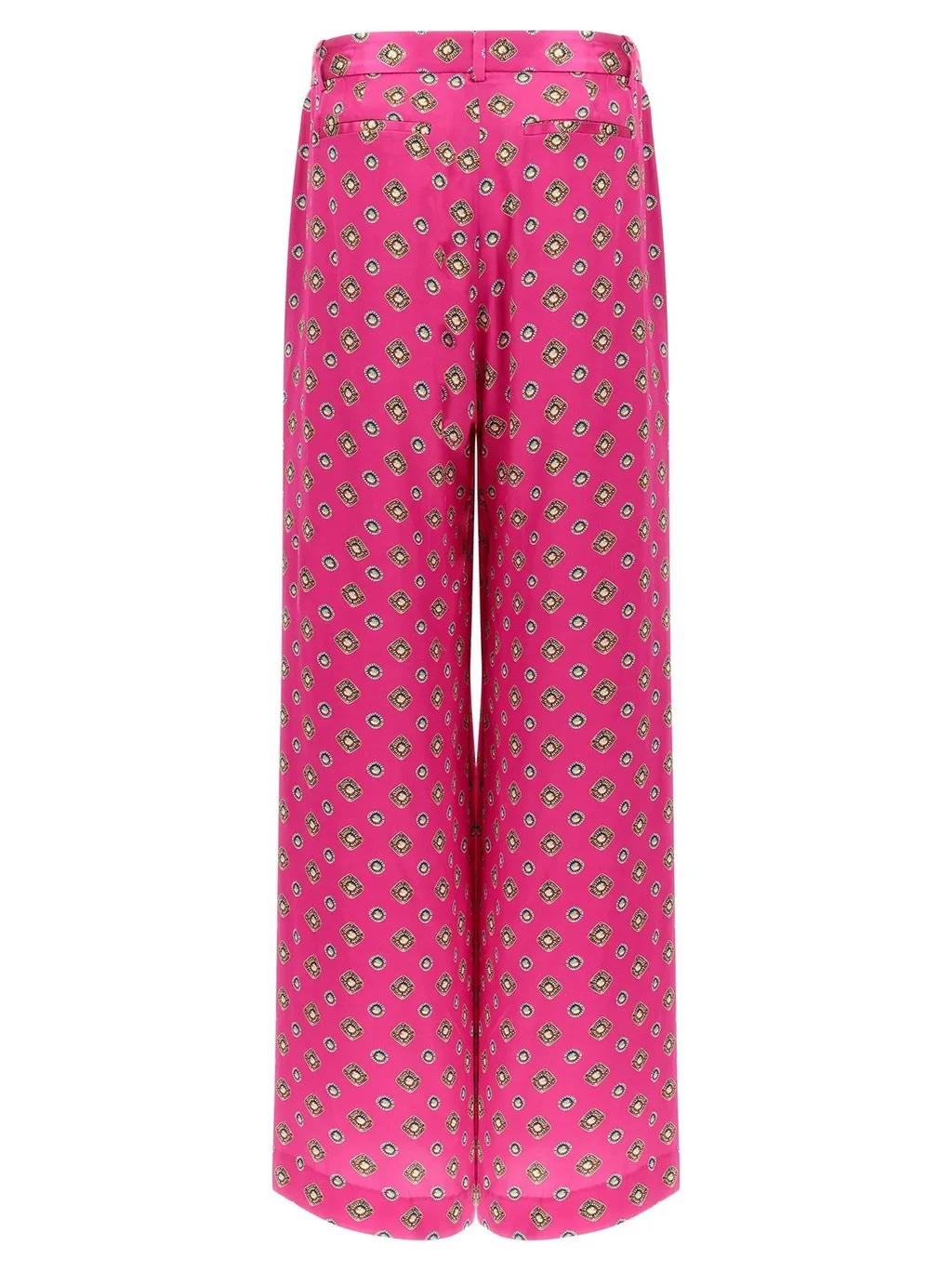 High-Waisted Wide-Leg Trousers
