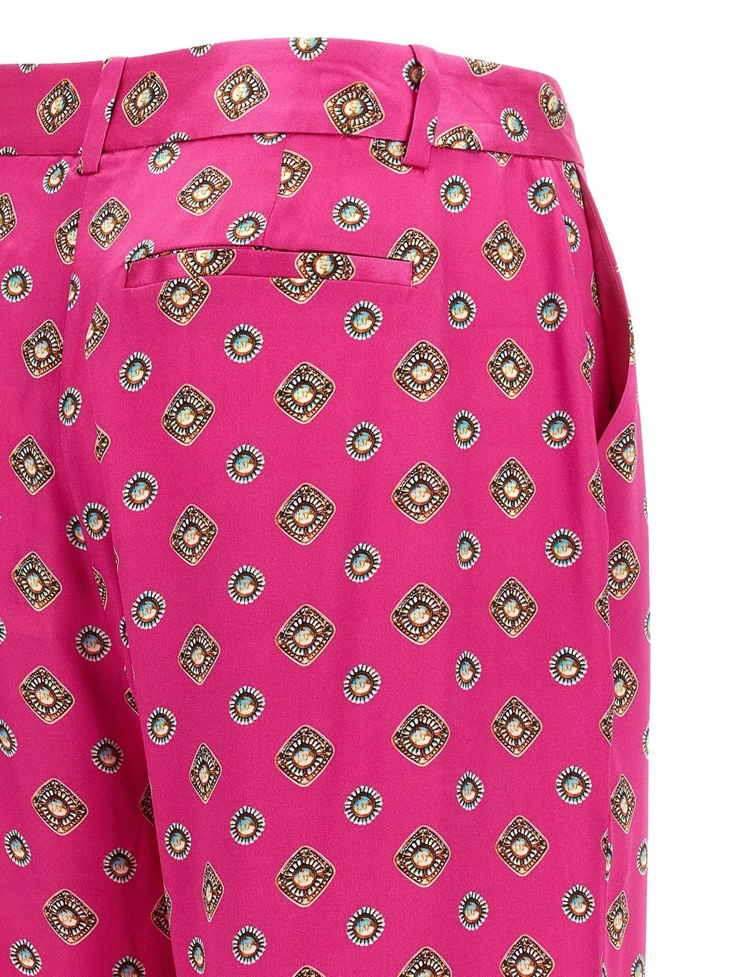 High-Waisted Wide-Leg Trousers