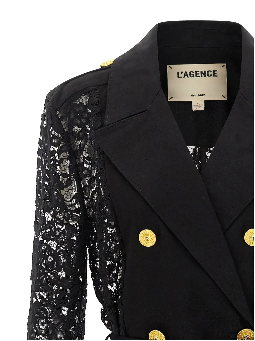 Lace Trench Coat