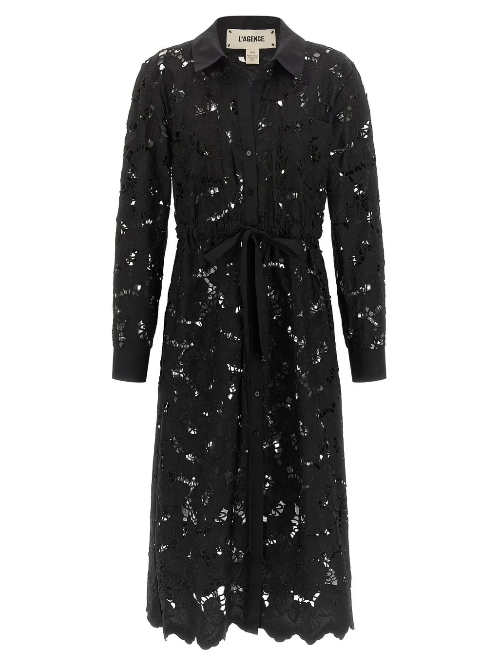Lace Shirtdress