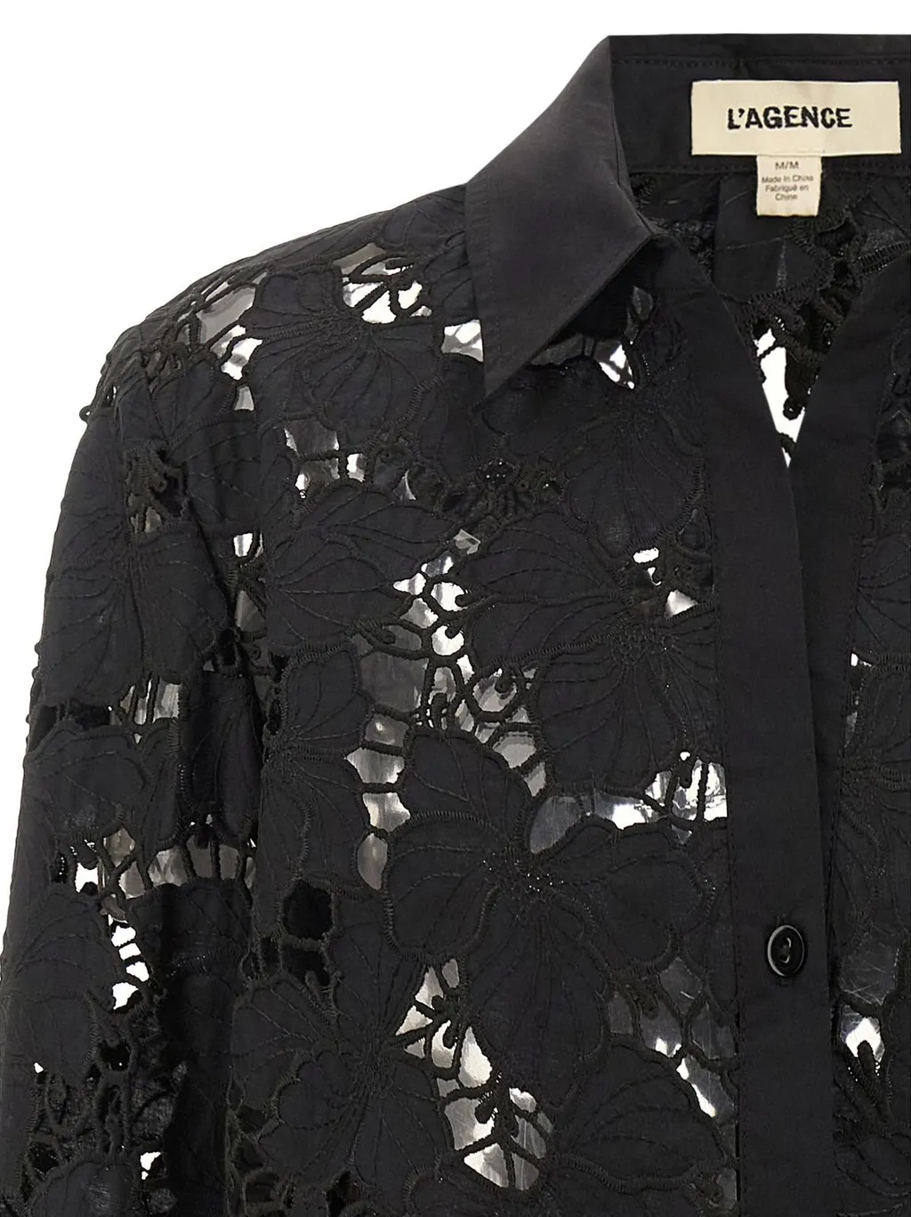 Cropped Lace Shirt