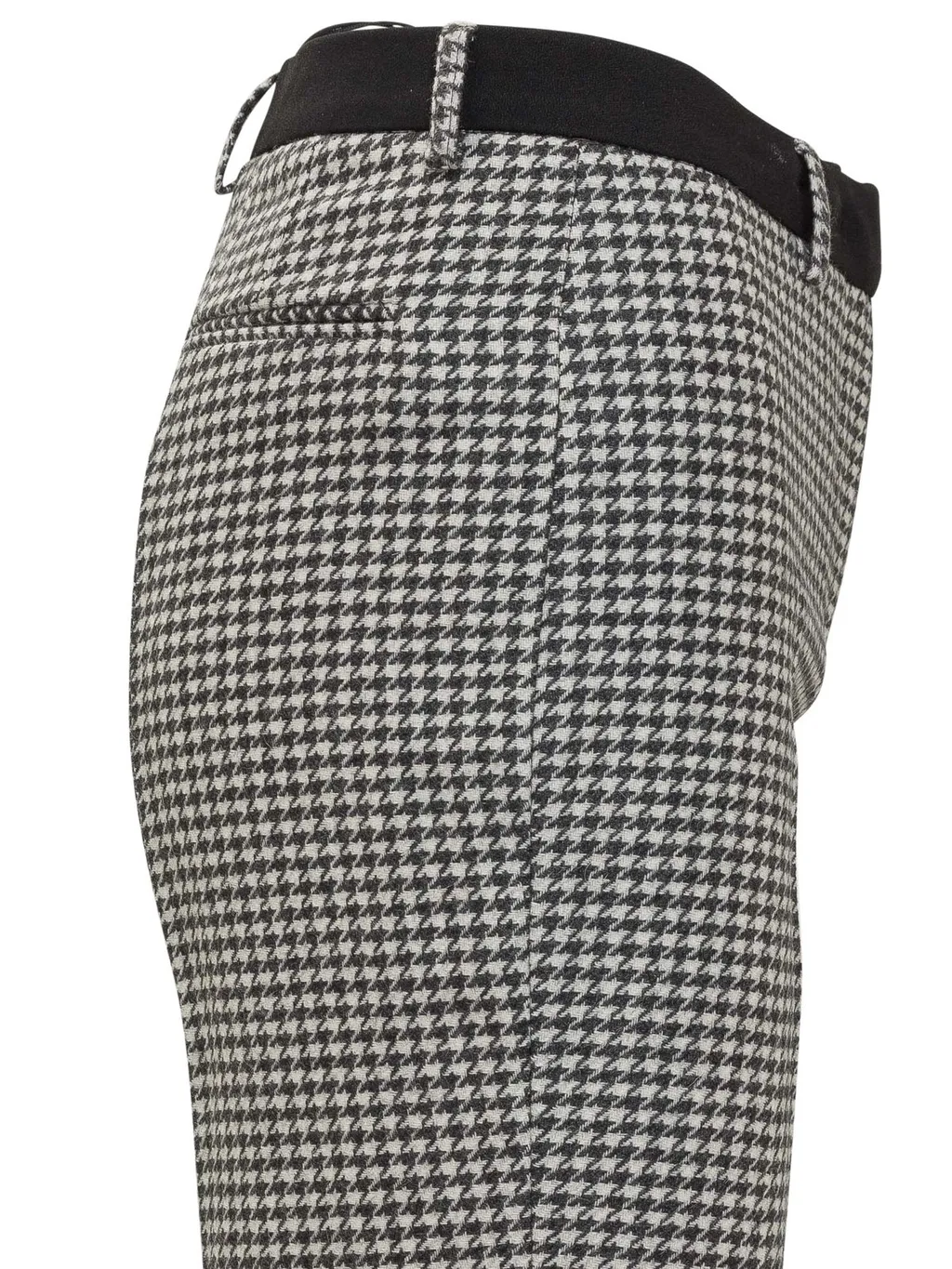 Houndstooth Flared Trousers