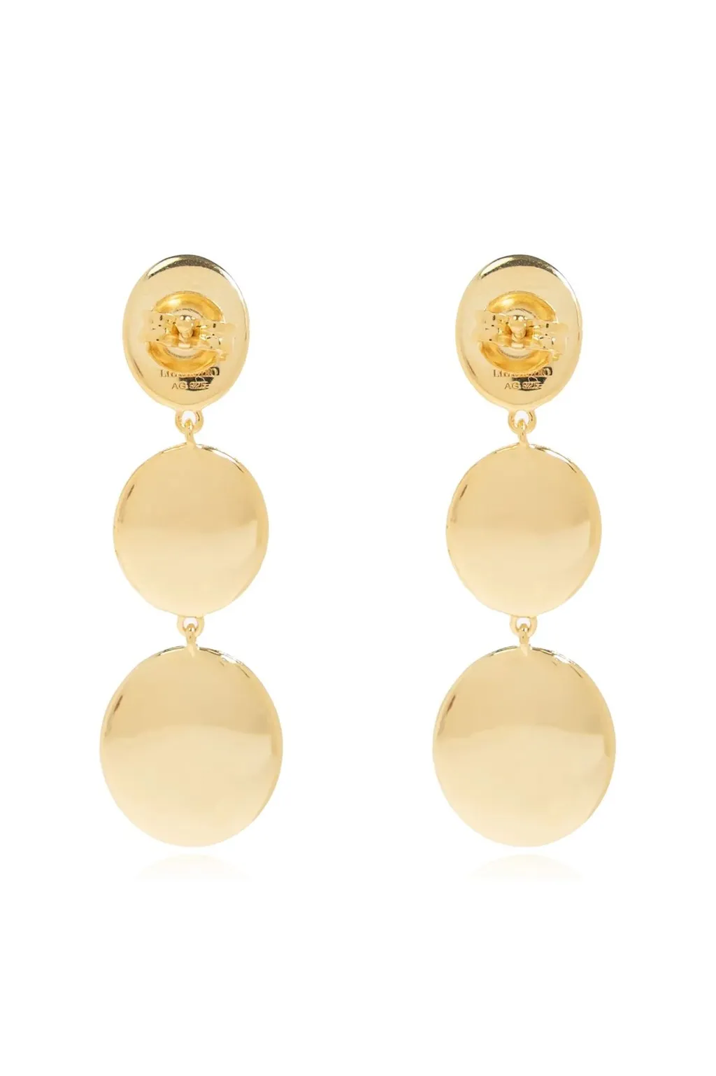 Triple Disc Earrings