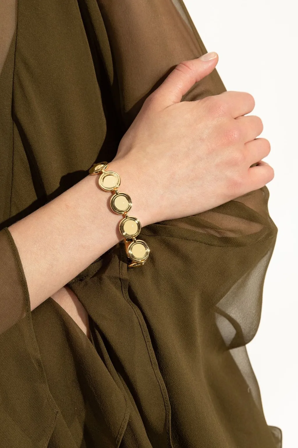 Chain Bracelet With Medallion Charms