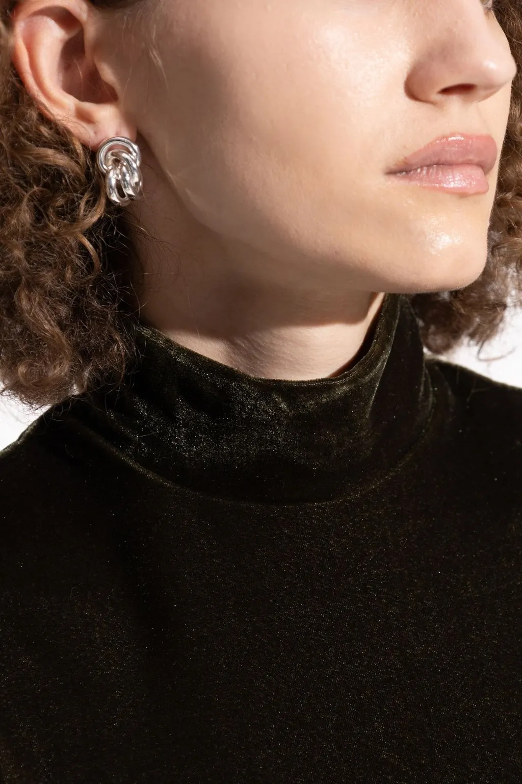 Interlocking Hoop Earrings