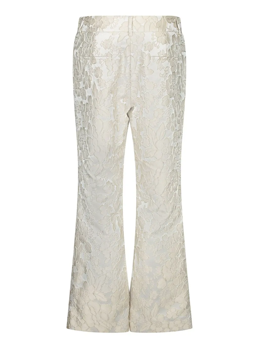 Flared Brocade Trousers