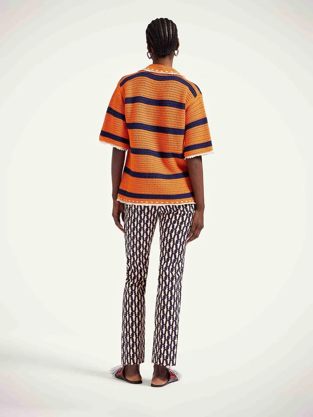 Printed Flare Pants