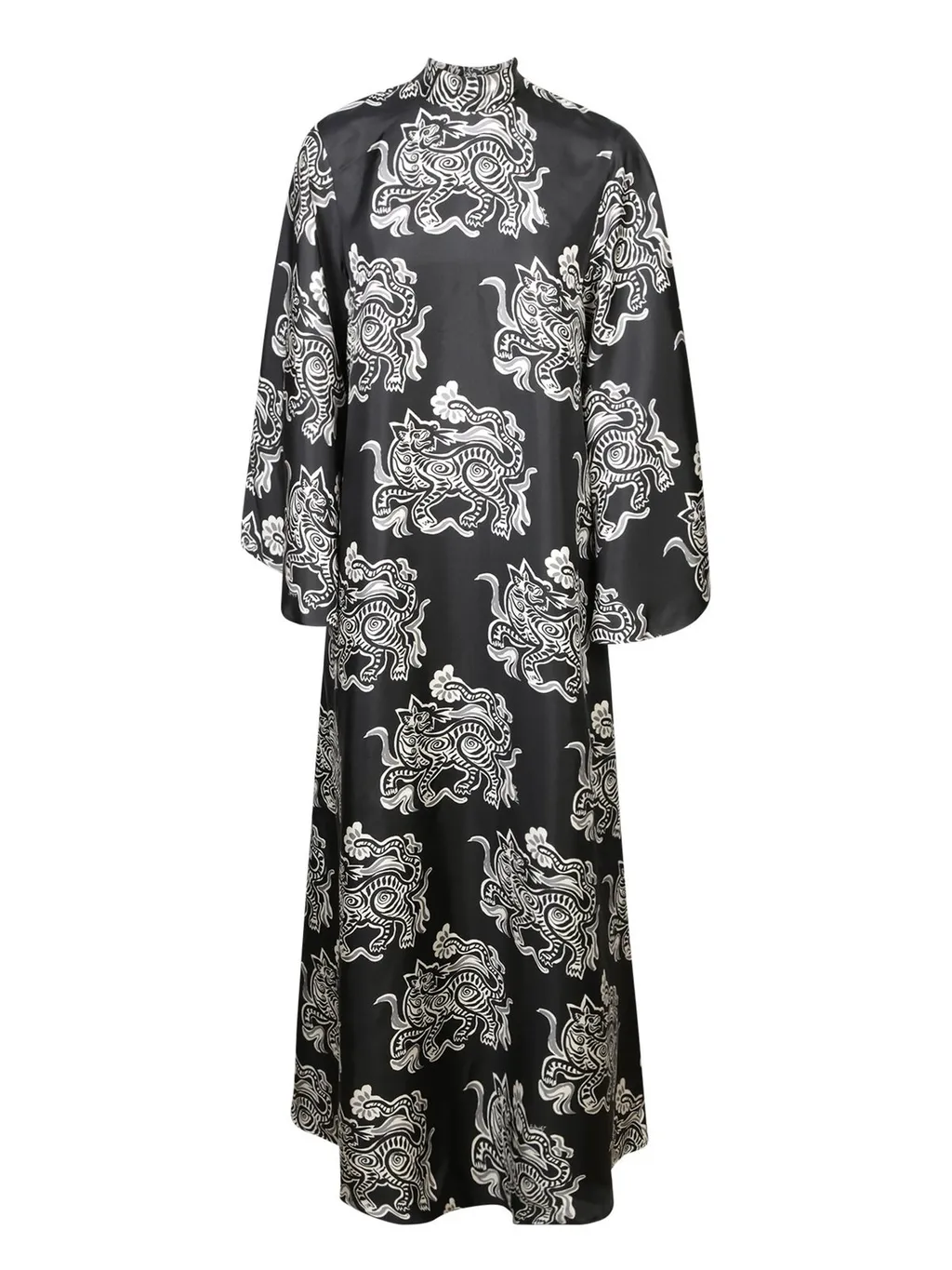Dragon Print Kimono Robe