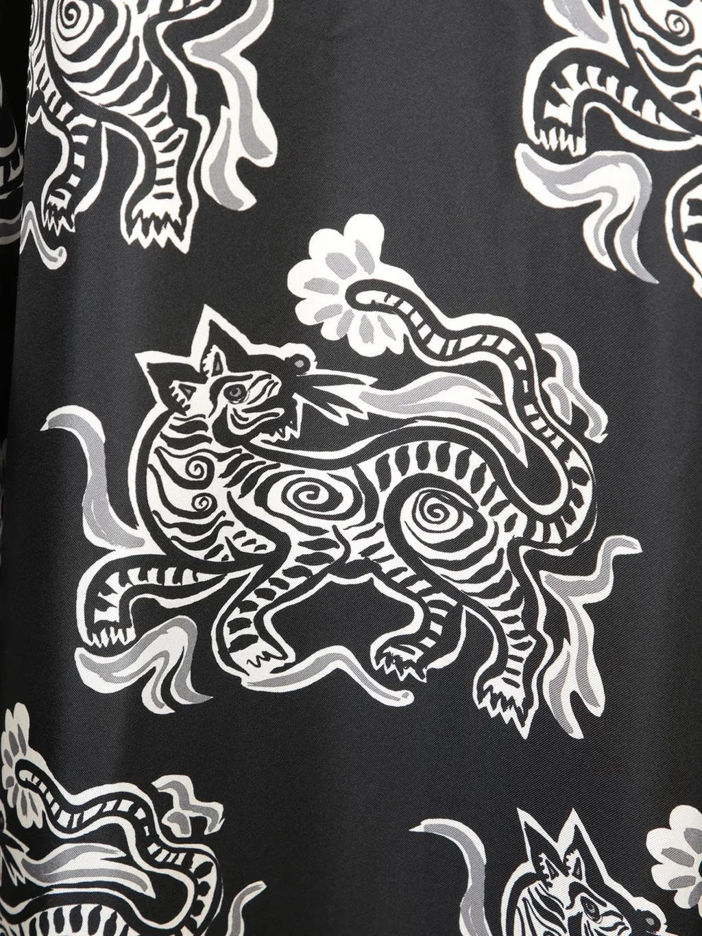 Dragon Print Kimono Robe