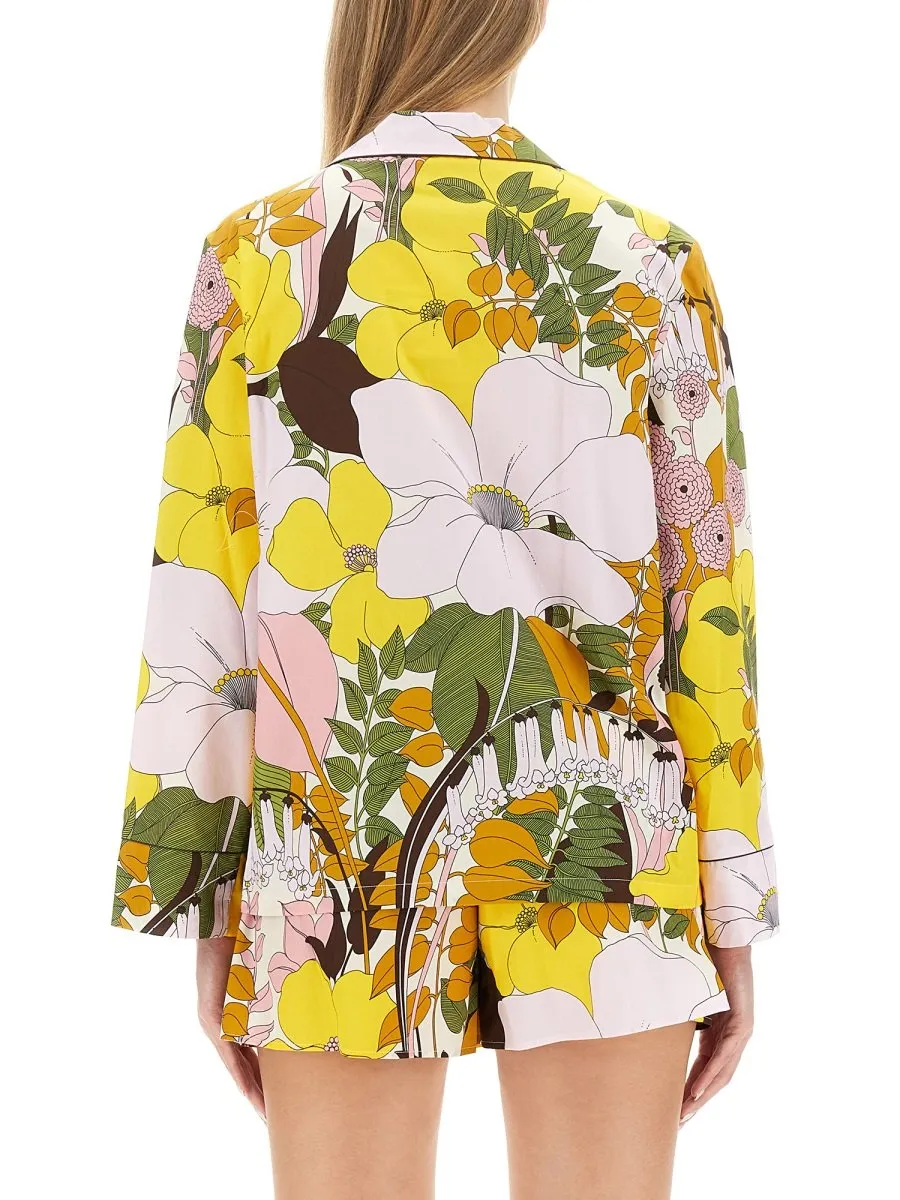 Floral Print Pajama Set