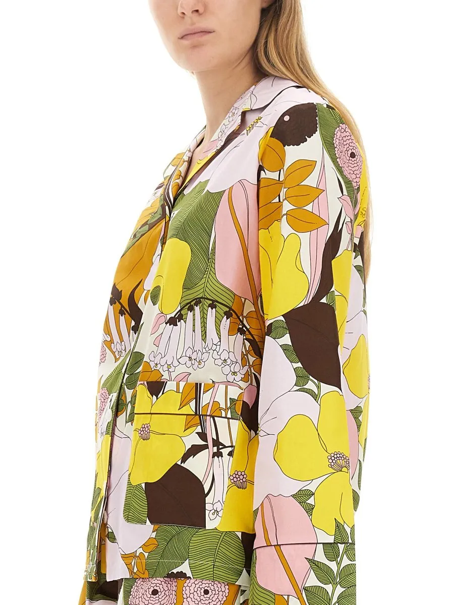 Floral Print Pajama Set