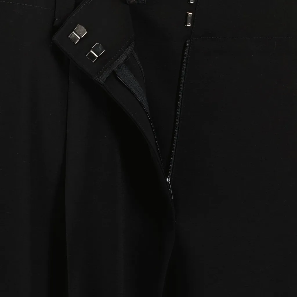 High-Waisted Wide-Leg Trousers
