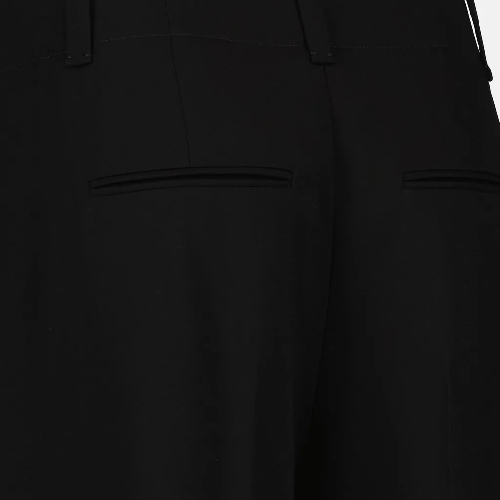 High-Waisted Wide-Leg Trousers